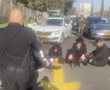 עצור בחשד לתקיפת שוטרים בהפגנה בלתי חוקית מול בסיס תל השומר