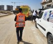 אופקים: פועל נפצע בינוני לאחר שנפל עליו חפץ כבד