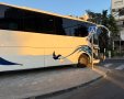 האוטובוס על הכיכר | מקור: המינהל הקהילתי רוממה