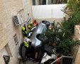 צנחה מגובה | צילום: כבאות והצלה