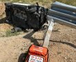 שני פצועים בהתהפכות רכב בצומת משמר הנגב