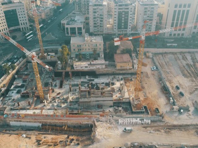 פרויקט קריית הממשלה החדשה בירושלים. צילום: נתיב הנדסה וניהול