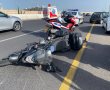 רוכב אופנוע נפצע בינוני כתוצאה מתאונה עם רכב בכביש 423 סמוך למחלף נס ציונה.