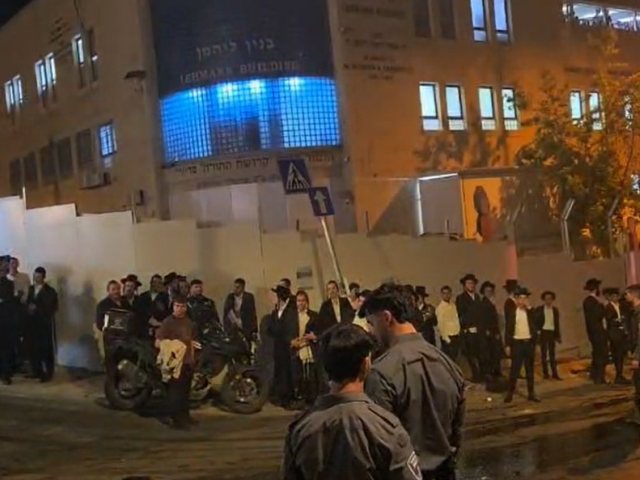 ההפגנה הסלימה | צילום: ראובן ביאלה
