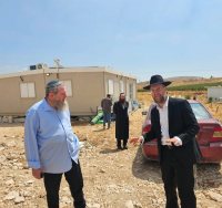 ח"כ אבי מעוז בהתיישבות (צילום: דוברות)