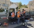 מפחיד: נהג משאית איבד הכרתו בצפון ירושלים
