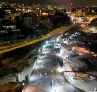 הגשר שהוקם בן לילה | דוברות עיריית ירושלים