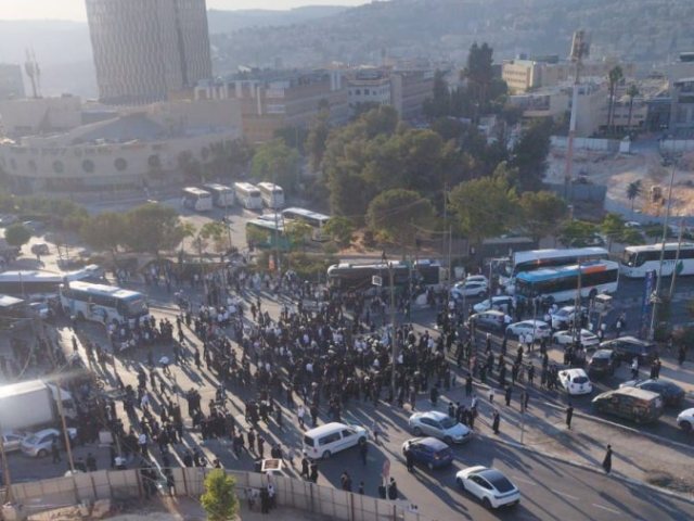 ההפנה בצומת תמיר | צילום: ירושלים החרדית