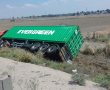 נהג משאית פצוע קשה בהתהפכות משאיתו בתאונה ביציאה הצפונית של אשדוד
