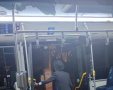 הנזק לאוטובוס | תיעוד: כח לעובדים