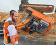 טרקטור התהפך בכביש 4; שיבושי תנועה קשים באיזור