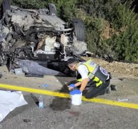 זירת התאונה הקטלנית | דוברות זק"א