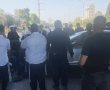 אבנים הושלכו לעבר השוטרים בהפגנה נגד הגיוס בכביש 4