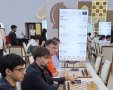 נציגי הולנד ובלגיה מול הכסאות הריקים של ישראל | צילום: האיגוד הישראלי לשחמט