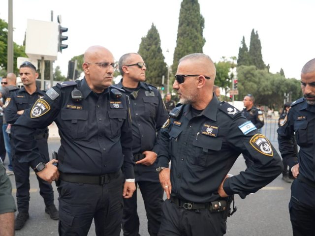 היערכות המשטרה בירושלים (ארכיון). צילום: דוברות המשטרה