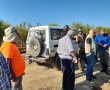 יחידת החירום המועצתית בתרגיל פתיחת צירים בבאר טוביה 