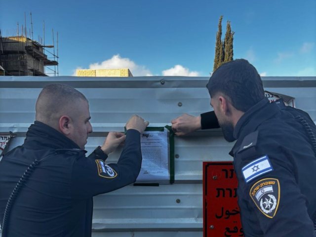 סגירת אתר הבניה | דוברות המשטרה