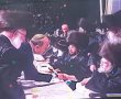 ראש העיר ד"ר לסרי התקבל בחביבות בחתונה בחצר בעלזא וקיבל את ברכת האדמו"ר