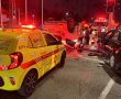 הלילה: מספר נפגעים בתאונת דרכים בצומת המסוכן בעיר; אחד הרכבים התהפך