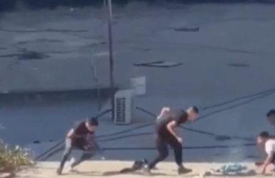 חוטף כדור - מתוך הסרטון | מקור: רשתות ערביות
