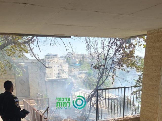 השריפה במבנה | עדכוני רמות