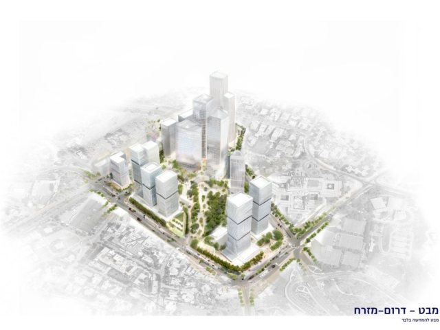 קריית הממשלה החדשה | קרדיט: סקורקא אדריכלים הרשות לפיתוח ירושלים