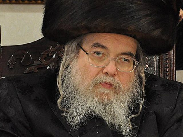 האדמו"ר מבעלזא (צילום: אנשיל בעק)