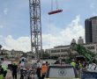 תאונת עבודה קשה בירושלים: שלושה נפגעו מחפץ כבד שנפל ממנוף 