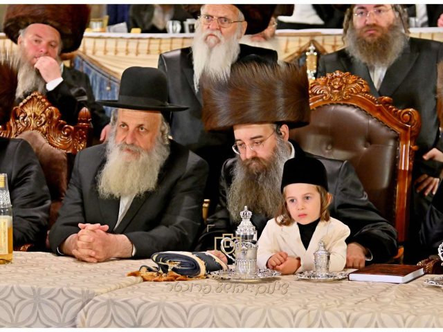 האדמו"ר מסאדיגורה בשמחה. יהושע פרוכטר