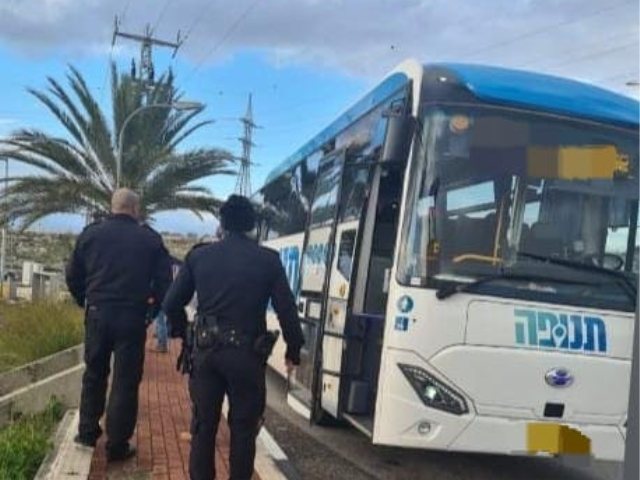 מעצר החשוד. צילום: דוברות המשטרה