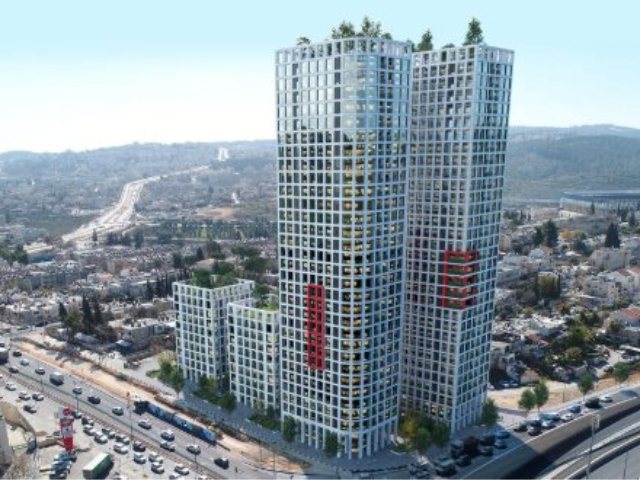 פרויקט הדיור להשכרה בצומת פת. הדמיה: עדי בואנו ארקאפקט