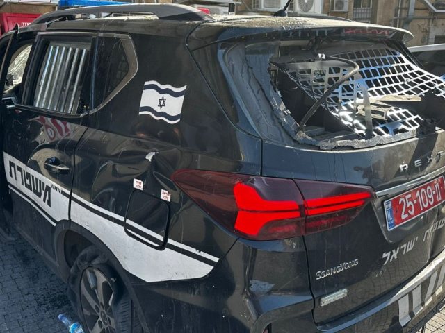 ניידת מנופצת | דוברות המשטרה