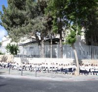 תלמידות בית יעקב במפגן המחאה | צילום: באדיבות המצלם