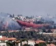 השריפה באבן ספיר התחדשה , עשרות בתים פונו