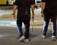האלה הטלסקופית בידיו של שוטר | מקור: לירן תמרי