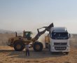 מבצע פינוי פסולת בניין פיראטית בשמורות ובשטחים הפתוחים במועצה האזורית בני שמעון 