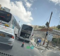 אוטובוס תקוע בתחילת השבוע | אלחנן בניזרי / עדכוני רמות