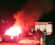 פעם שנייה באותו ערב שריפה בשכונה 21 ברהט 