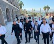 שבוע להילולא:  בכירי המשרד לשירותי דת וכוחות ההצלה בסיור מקיף במתחם ציון רבי מאיר בעל הנס