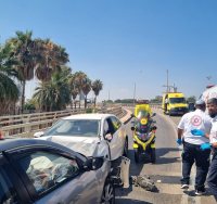 זירת התאונה הקטלנית בה נהרגה צופיה כהן ע"ה | מד"א