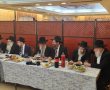 רבני ואדמו"רי העיר בשמחת השבע ברכות לבת הרה"ג ר' יחיאל צוקר