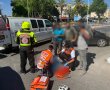 רוכב אופניים חשמליים נפגע בתאונה