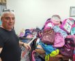 170 ילדי רובע ב' זכו בילקוטים מלאים בציוד 