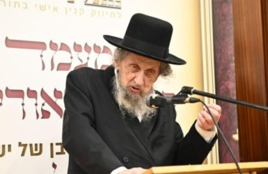 מרן ראש הישיבה הגאון רבי דב לנדאו. צילום: שוקי לרר