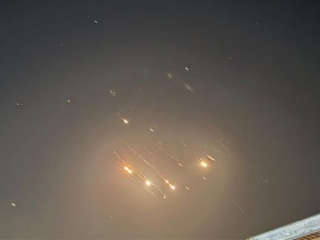 יירוטים מעל שמי ירושלים במתקפה האיראנית בחודש ניסן