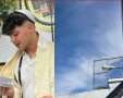 נחמיה אפשטיין על רקע הכלא בגרמניה | צילום: ידידיה אפשטיין באינסטגרם