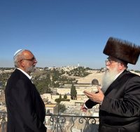 פרוש בתצפית על הר הבית | יח"צ