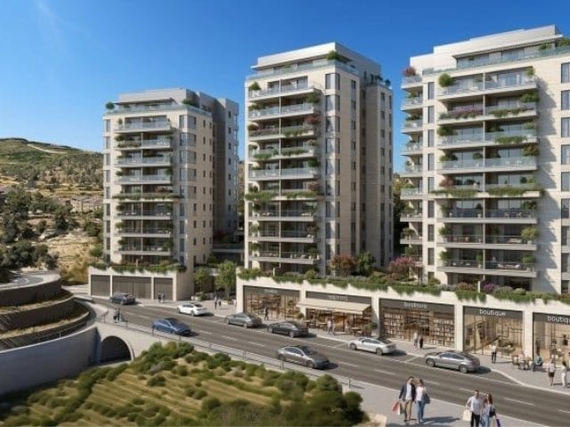 הדמיית הפרוייקט בגילה. בית ירושלמי