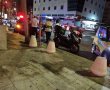 רוכב אופנוע נפצע בתאונת דרכים 