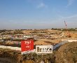 נמשכות במרץ עבודות בניית אזור המסחר והתעסוקה בגדרה